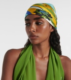 Christopher Esber Floral silk scarf
