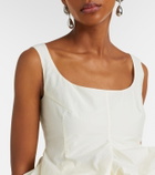 Magda Butrym Gathered peplum top