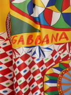DOLCE & GABBANA - Carretto Print Silk Twill Wide Pants