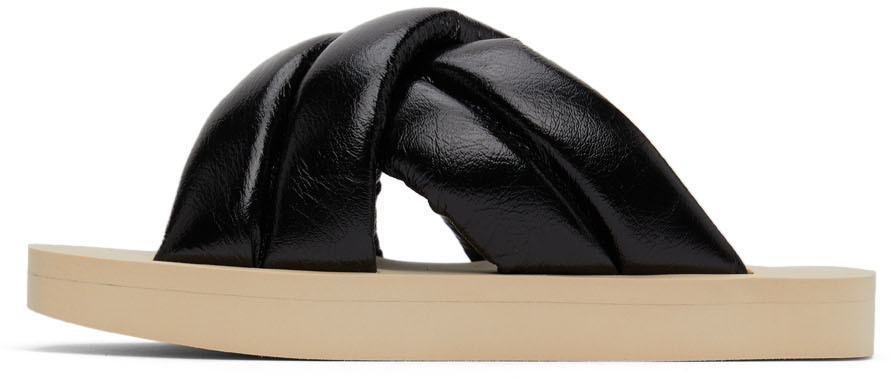 Proenza Schouler Black Padded Float Sandals Proenza Schouler