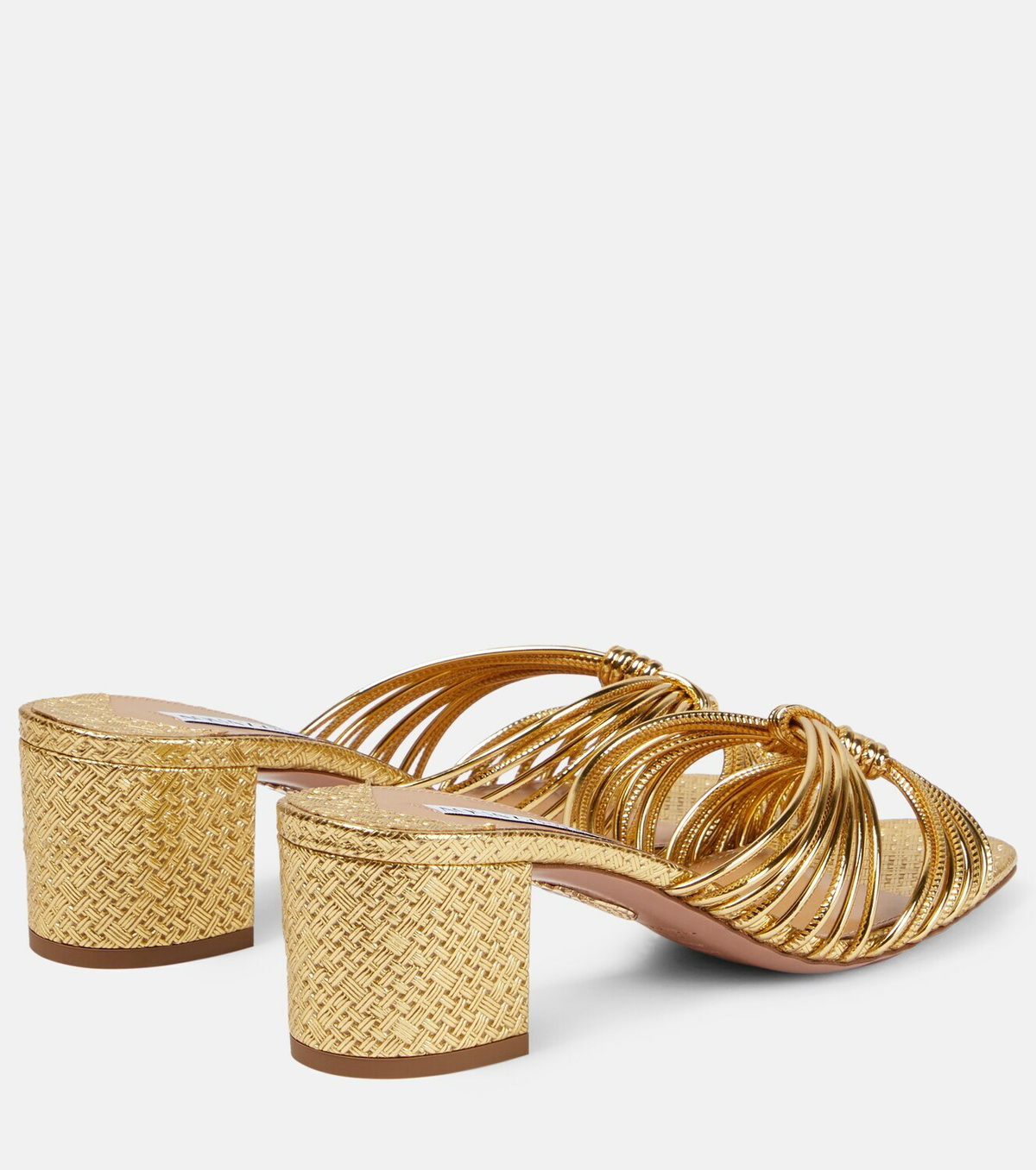 Aquazzura Club 50 leather mules Aquazzura