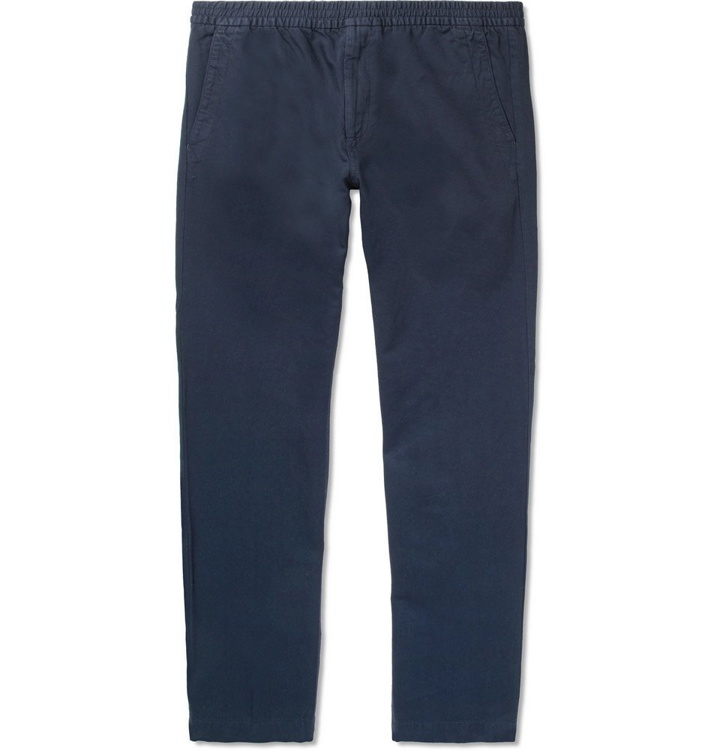 Photo: Norse Projects - Luther Cotton and Linen-Blend Drawstring Trousers - Men - Navy