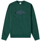 The National Skateboard Co. Men's Embroidered Crew Sweat in Green
