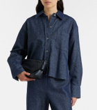 Vince Cotton and linen chambray shirt