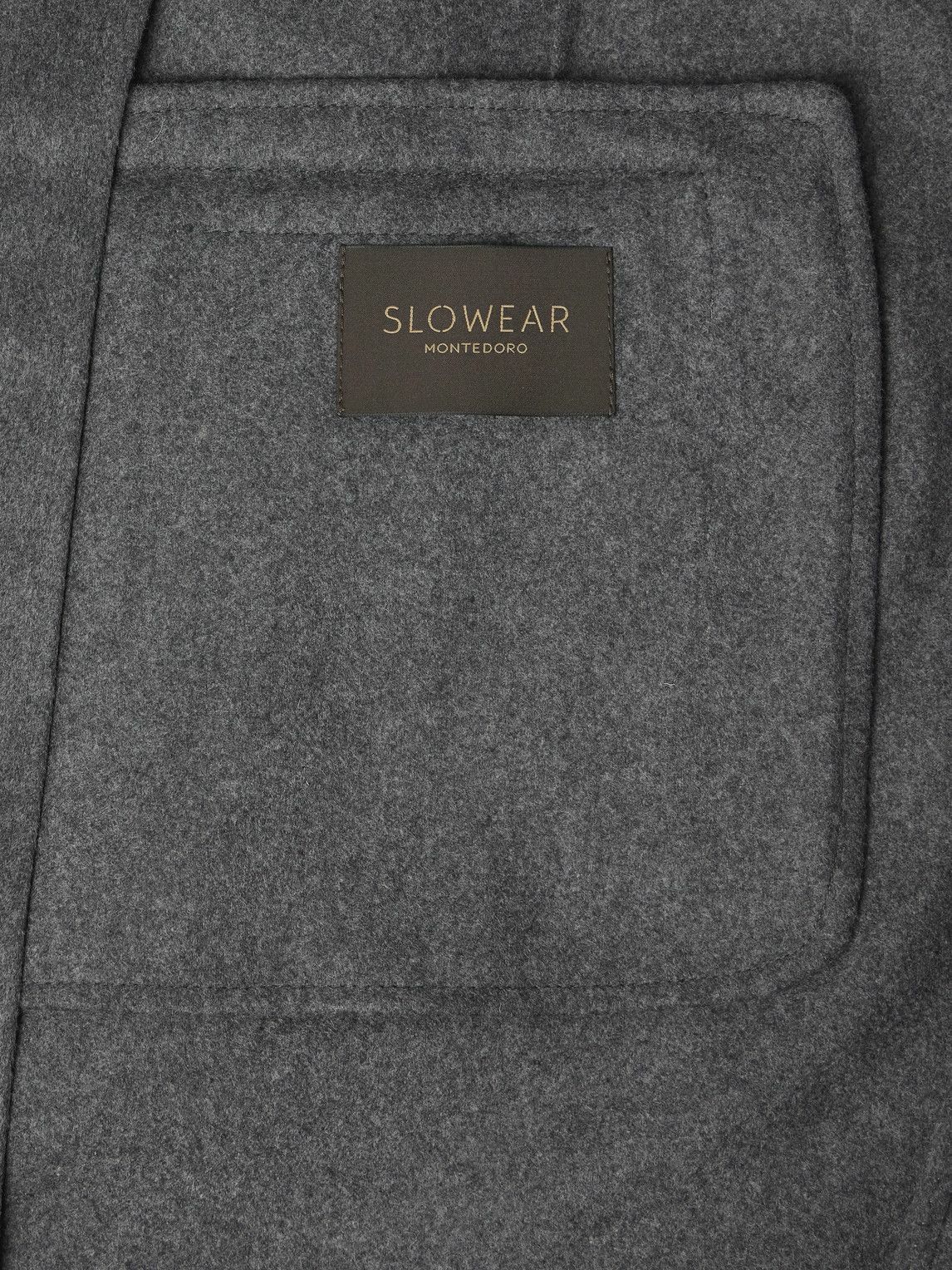 Incotex - Incotex Montedoro Brushed Wool-Blend Coat - Gray