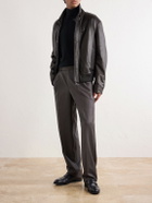 Brioni - Capri Wool-Gabardine Trousers - Gray