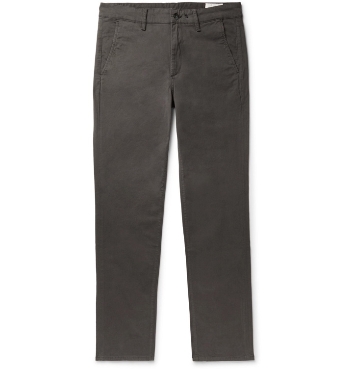 Photo: RAG & BONE - Fit 2 Slim-Fit Cotton-Blend Twill Trousers - Gray