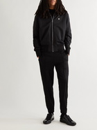 Givenchy - Logo-Jacquard Webbing-Trimmed Tech-Jersey Track Jacket - Black