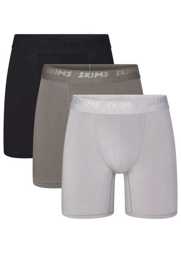 Photo: Skims Stretch-modal 5" Boxer Briefs set of Three Multicoloured 1