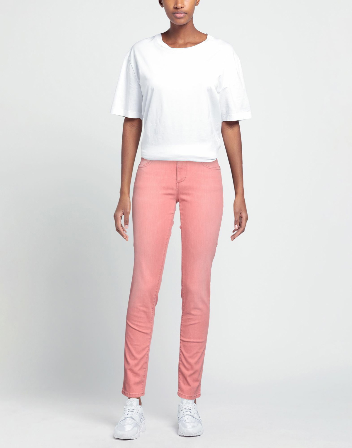 Manila Grace Womens Jeans Antique rose