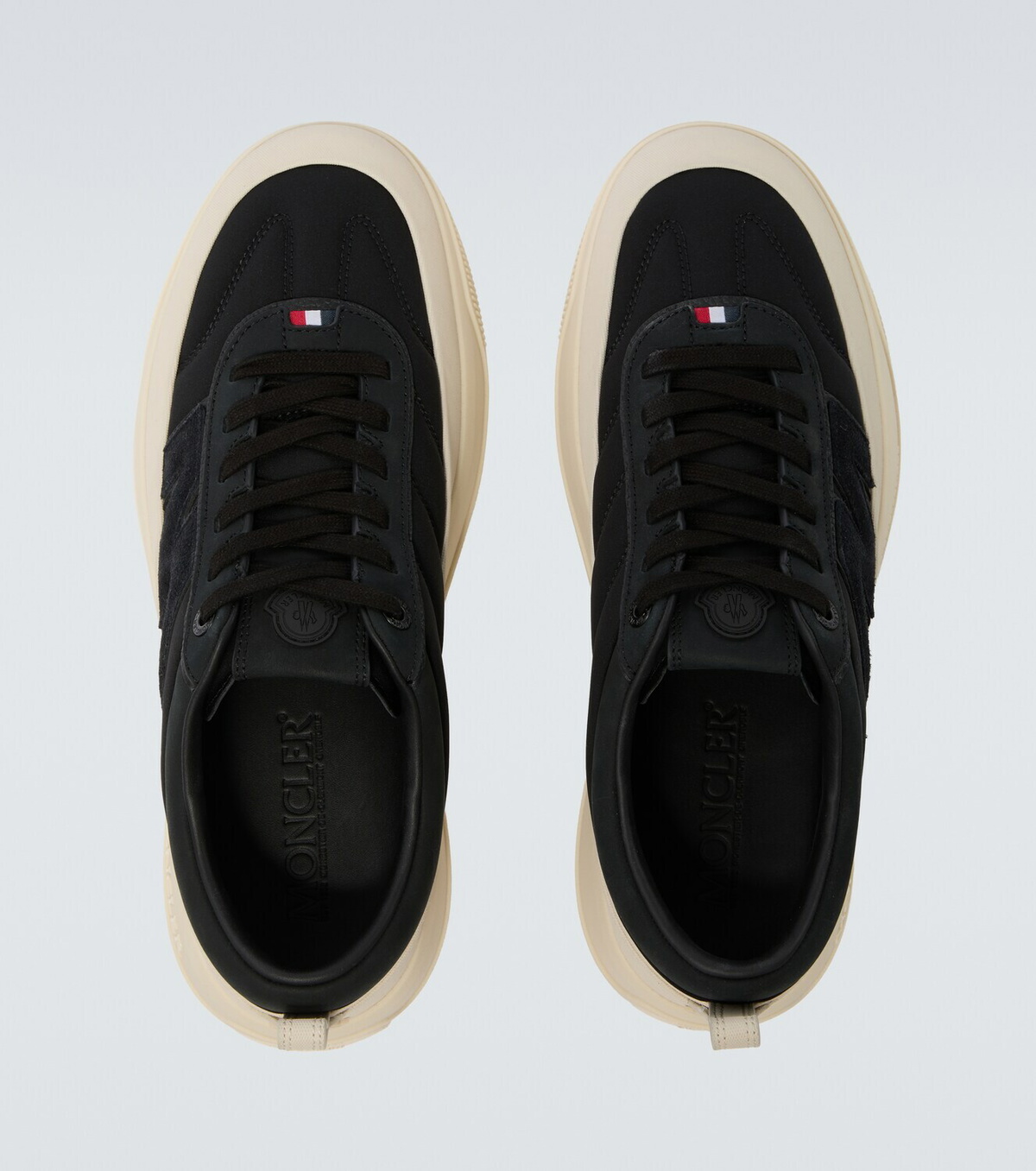 Moncler Altive leather-trimmed sneakers