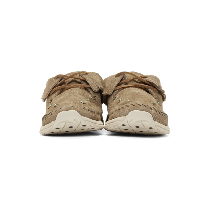 Visvim Tan Maliseet Shaman-Folk Moccasin Sneakers Visvim