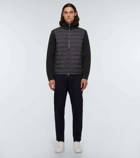 Moncler - Paneled down-padded jacket