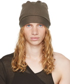 Rick Owens Gray Medium Beanie