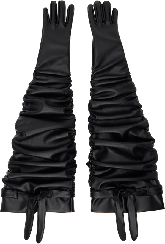 Photo: YUME YUME Black Wrinkly Gloves