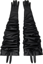 YUME YUME Black Wrinkly Gloves