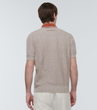 Zegna - Cotton and silk polo shirt