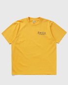 Sporty & Rich Ny 94 T Shirt Faded Gold - Mens - Shortsleeves