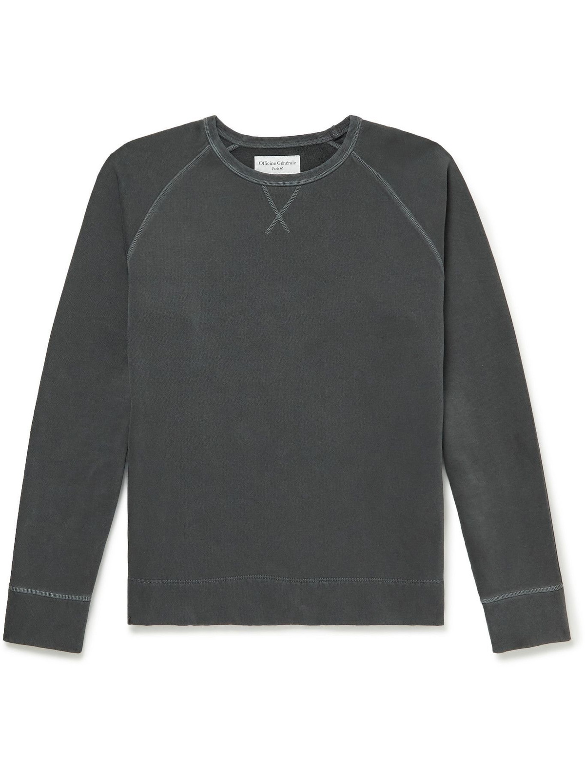 OFFICINE GÉNÉRALE - Baptiste Garment-Dyed Fleece-Back Cotton