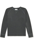 OFFICINE GÉNÉRALE - Baptiste Garment-Dyed Fleece-Back Cotton-Jersey Sweatshirt - Gray