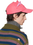 Charles Jeffrey LOVERBOY Pink Colour Block Ears Cap