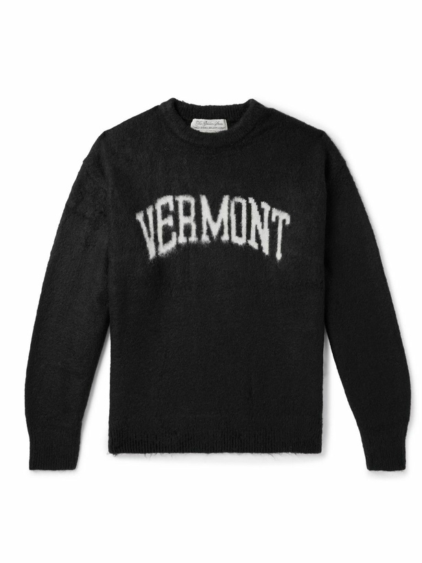 Photo: Remi Relief - Intarsia-Knit Sweater - Black
