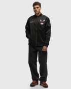 Mitchell & Ness NBA TEAM LEADER SATIN BOMBER VINTAGE LOGO CHICAGO BULLS Black Mens Bomber Jacket