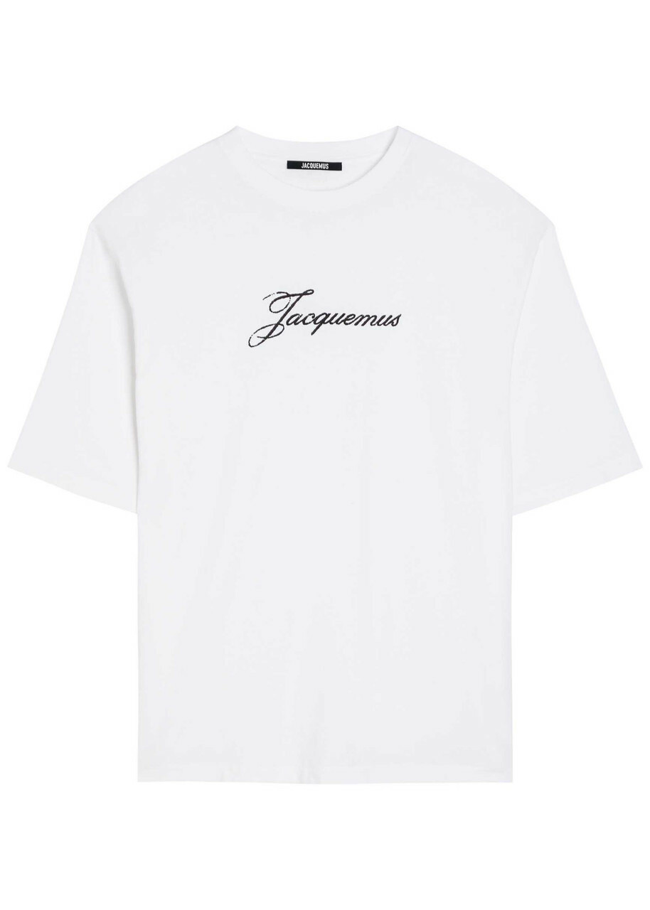 Jacquemus Le T-shirt Logo-print Cotton T-shirt White