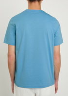 PS Paul Smith Appliquéd Cotton T-shirt Blue