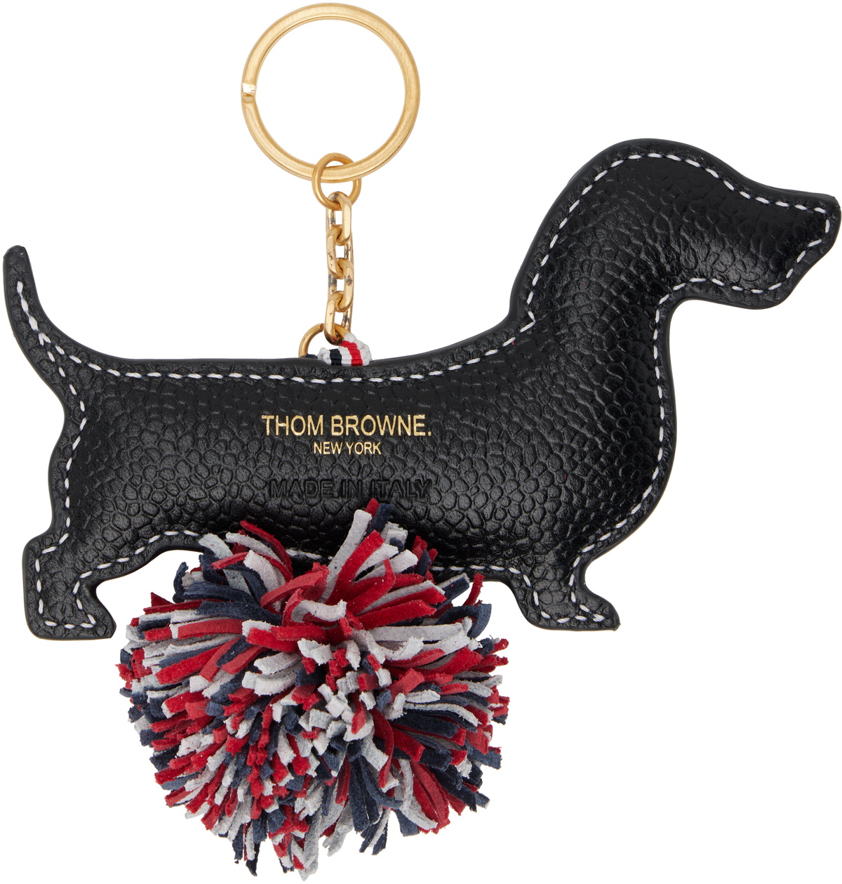 THOM BROWNE ヘクターキーホルダー Thom Browne Black Puffy Hector Keychain Thom Browne