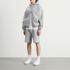 ANNIE HOOD Men's College Zip Hoodie in Grey/Grey