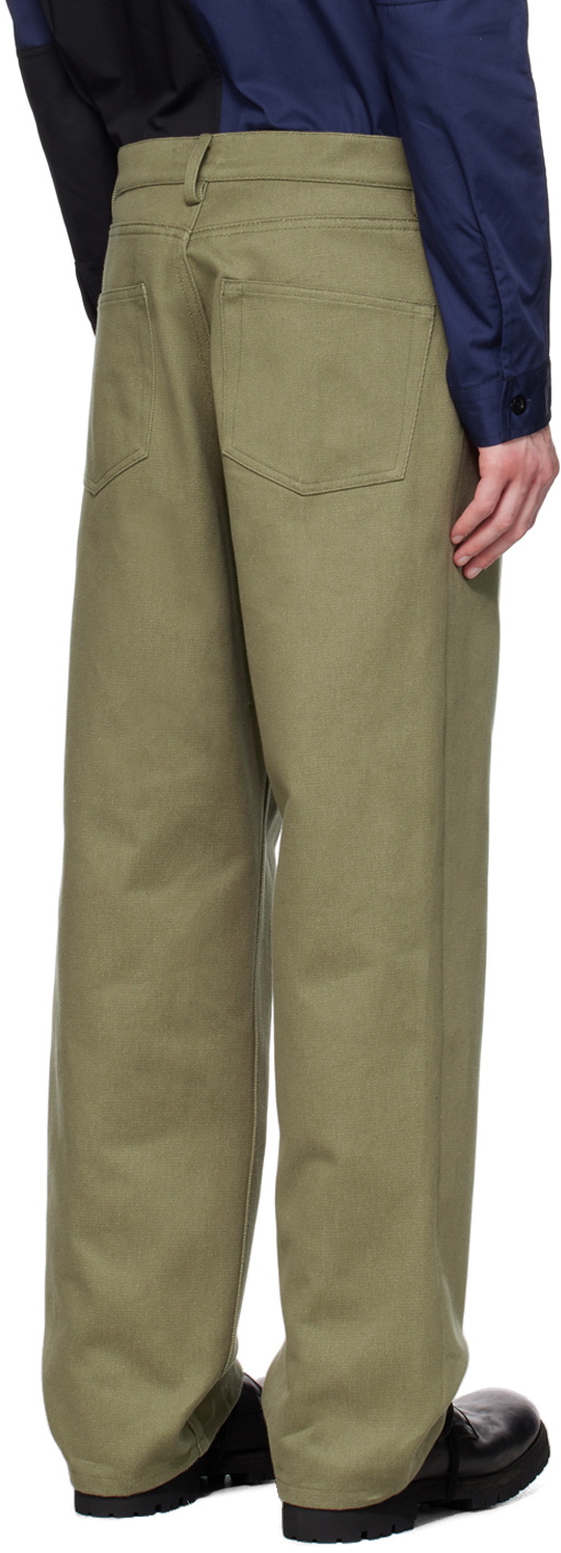 3MAN Khaki Five-Pocket Jeans