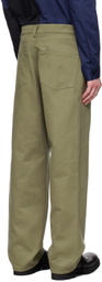3MAN Khaki Five-Pocket Jeans