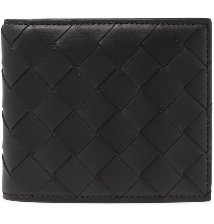 Photo: Bottega Veneta - Intrecciato Leather Billfold Wallet - Black