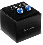 Paul Smith - Silver-Tone and Enamel Cufflinks - Silver