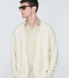 Lardini Wool, silk, and cashmere cardigan