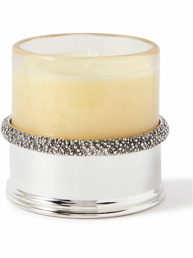 Photo: Buccellati - Scented Candle and Sterling Silver Candlestick Set