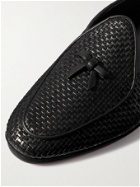 RUBINACCI - Marphy Woven Leather Loafers - Black - EU 40