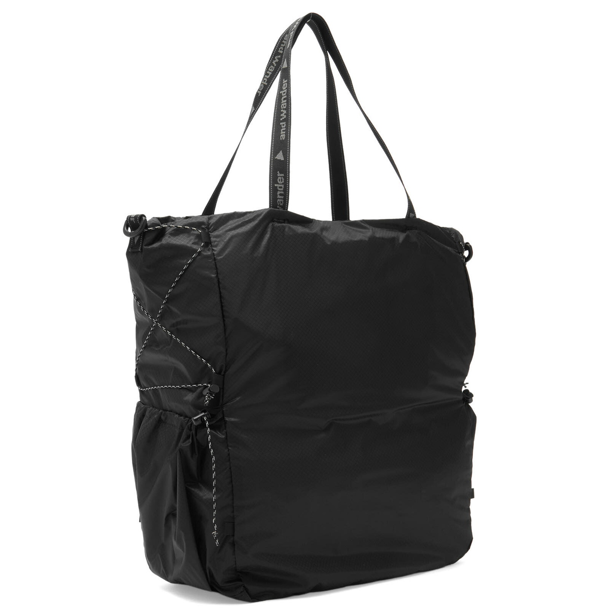 and wander Sil Tote Bag in Black 