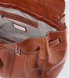 Brunello Cucinelli - Grained leather duffel bag