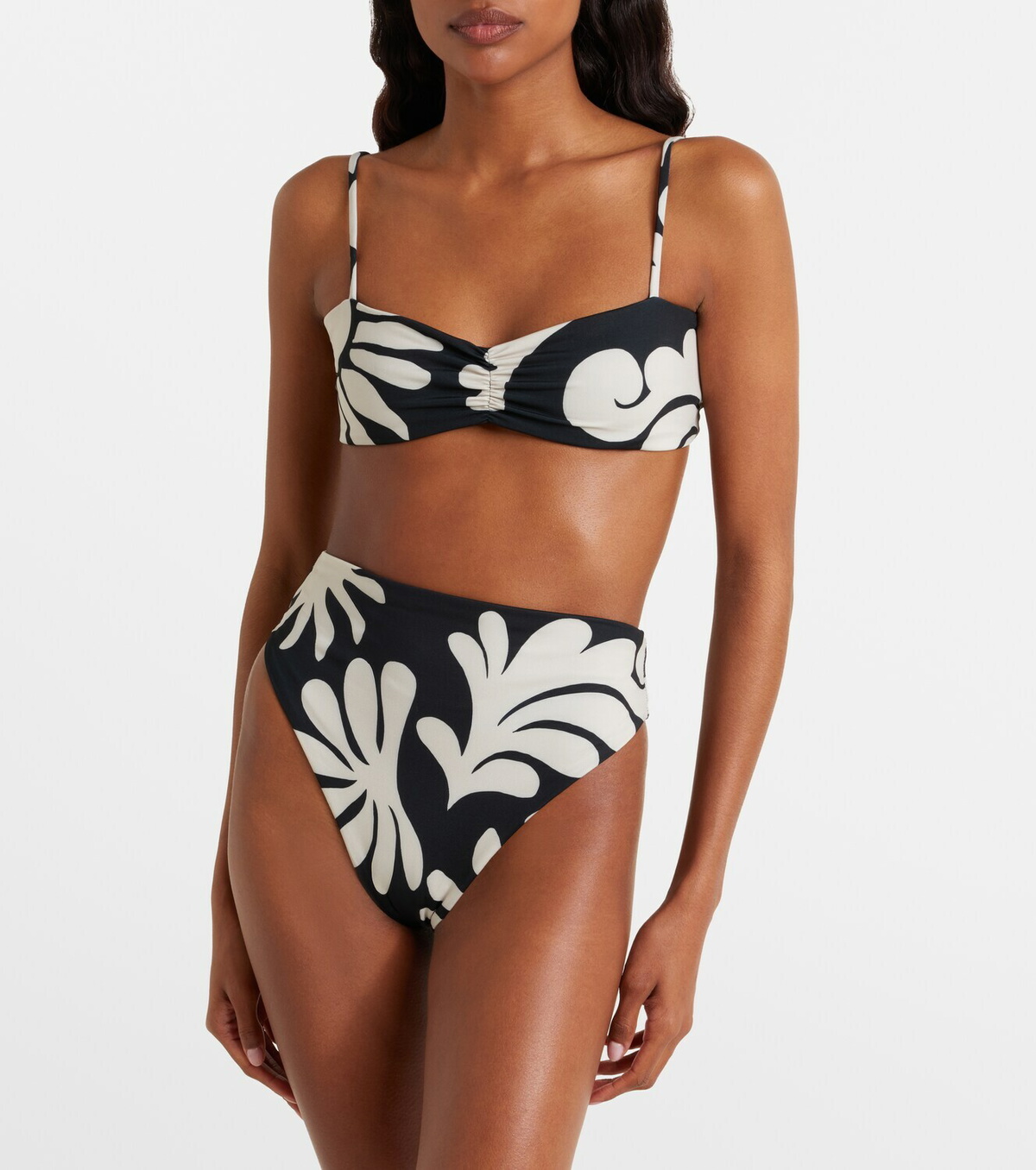 Cala de la Cruz Lilo printed bikini top