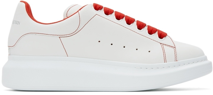 Photo: Alexander McQueen White & Red Oversized Sneakers