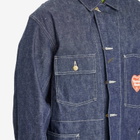 Human Made Men's Denim Past Coverall Jacket in Indigo
