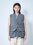 Maison Margiela Distressed Wool Waistcoat