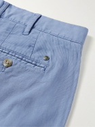 Peter Millar - Bedford Slim-Fit Cotton-Blend Shorts - Blue