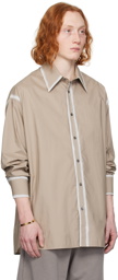 MM6 Maison Margiela Taupe Faded Shirt