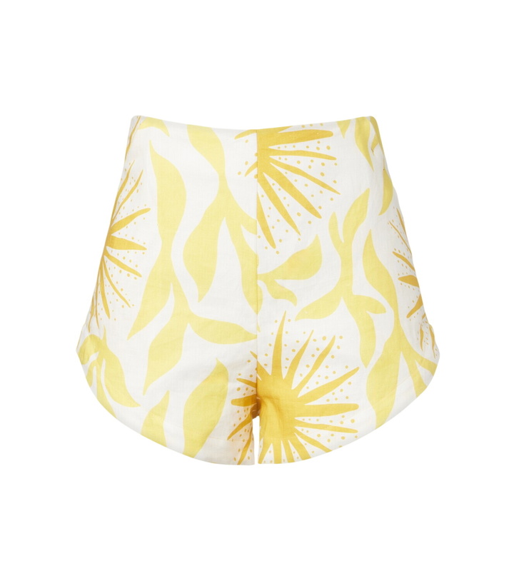 Photo: Cala de la Cruz Bahamas printed linen shorts