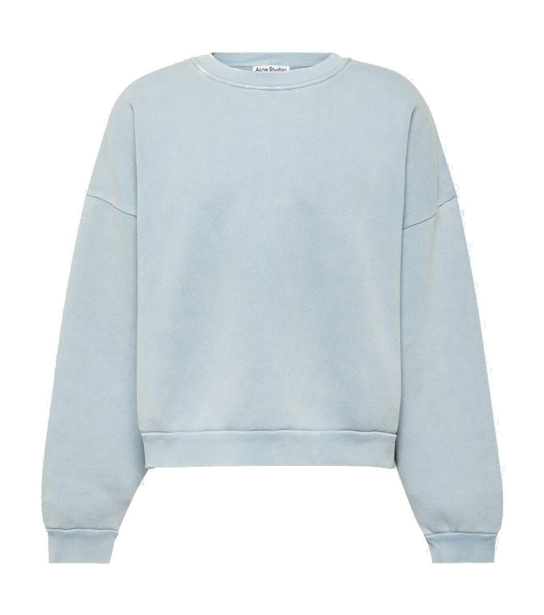 Acne studios garment dyed crew outlet sweat