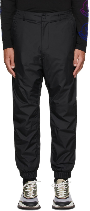 Photo: Moncler Grenoble Black Nylon Sports Pants