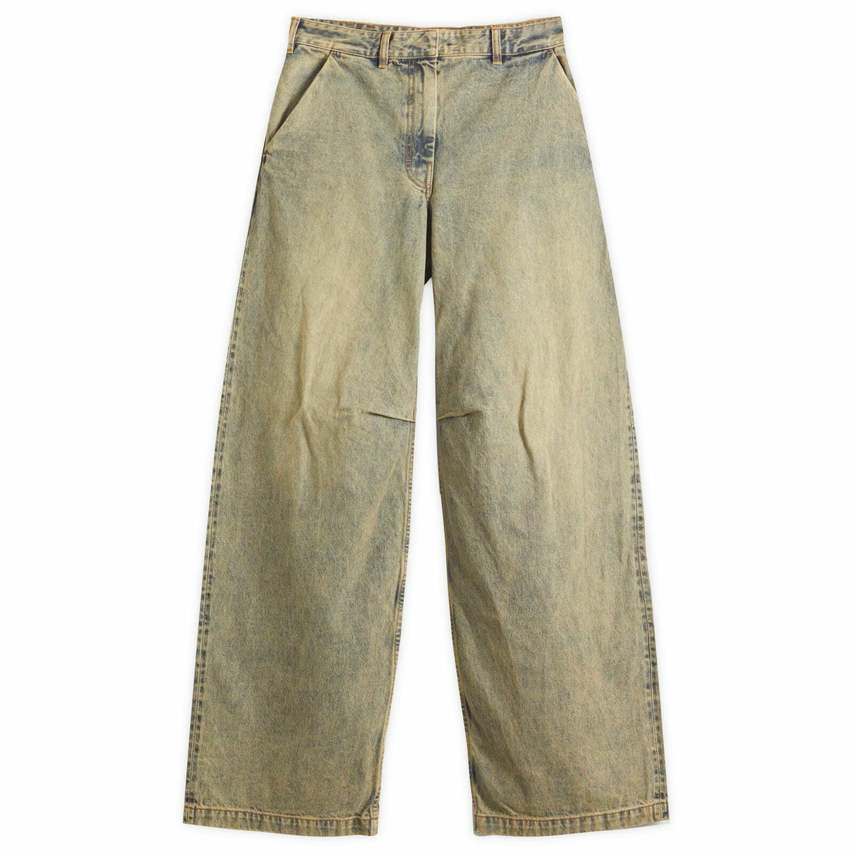 Entire Studios Blue Heavy Denim Cargo Pants Entire Studios